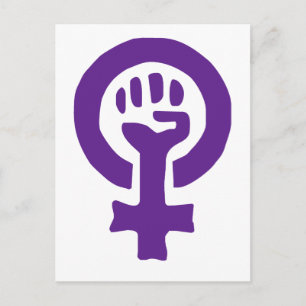 Feministisk symbol vykort