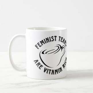Feministisk tårar kaffemugg