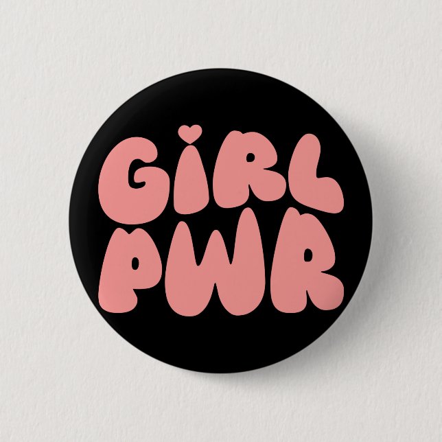 Feministisk tjejpower knapp (Framsida)