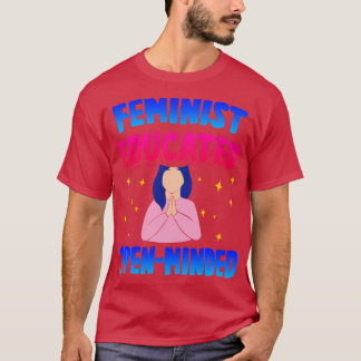 Feministisk utbildad OpenMinded T Shirt