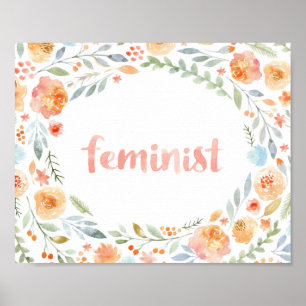 Feministisk utskrift poster