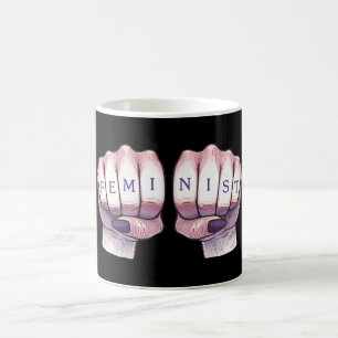 Feministiska fiender kaffemugg