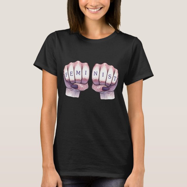 Feministiska fiender t shirt (Framsida)