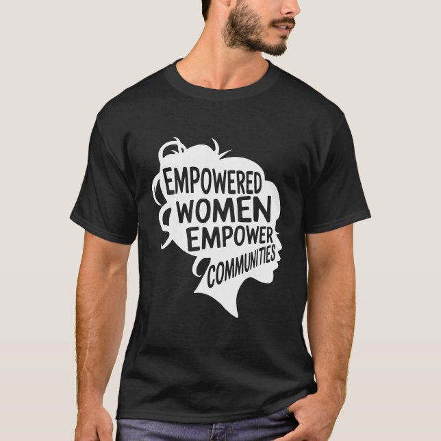Feministiska grupper med ökat inflytande Rösträtt T Shirt (Framsida)