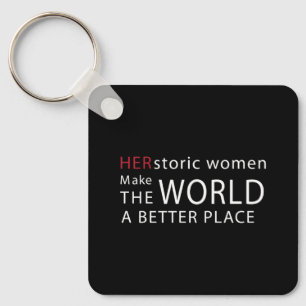 Feministiska Kvinnor Historisk Citat Nyckelring
