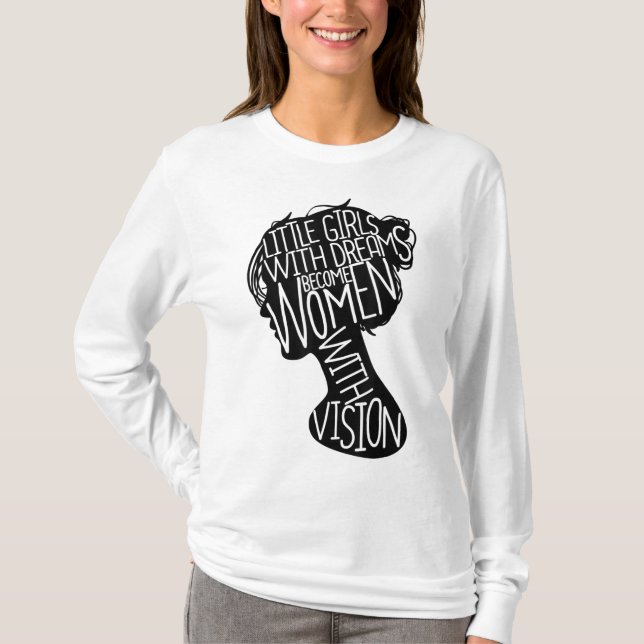 Feministiska kvinnor i Social Rättsmars om rättsli T Shirt (Framsida)