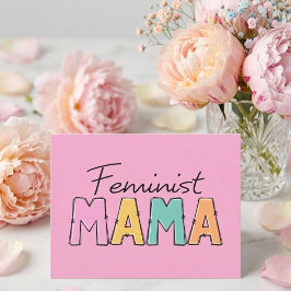 Feministiska Mamma Vykort