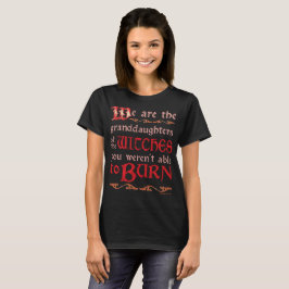 Feministiska Pagan sondöttrar av häxor Tee Shirt