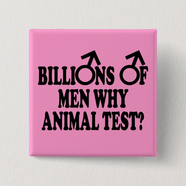 Feministiska roliga emblem knapp (Framsida)