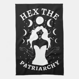 Feministiskt beck - hex för patriarkin II Kökshandduk