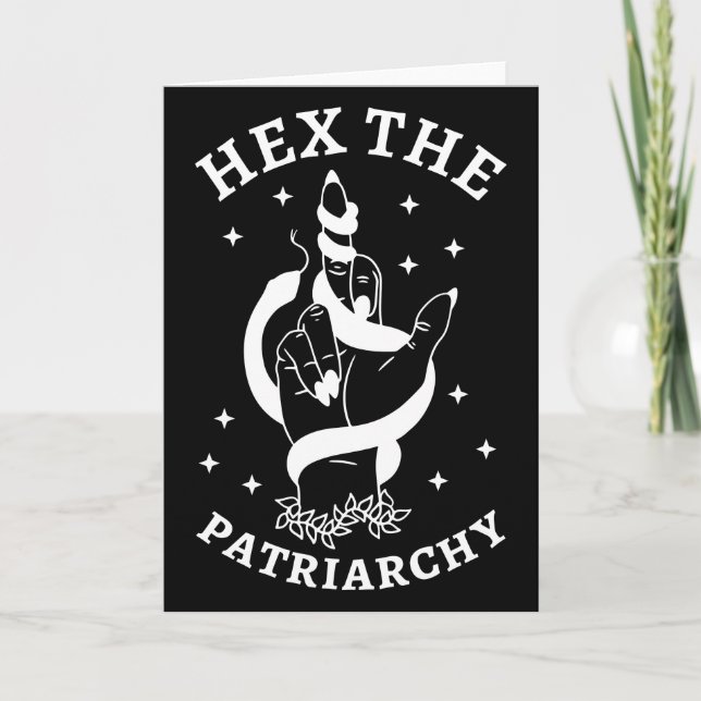 Feministiskt beck - hex för patriarkin III Inbjudan (Framsida)