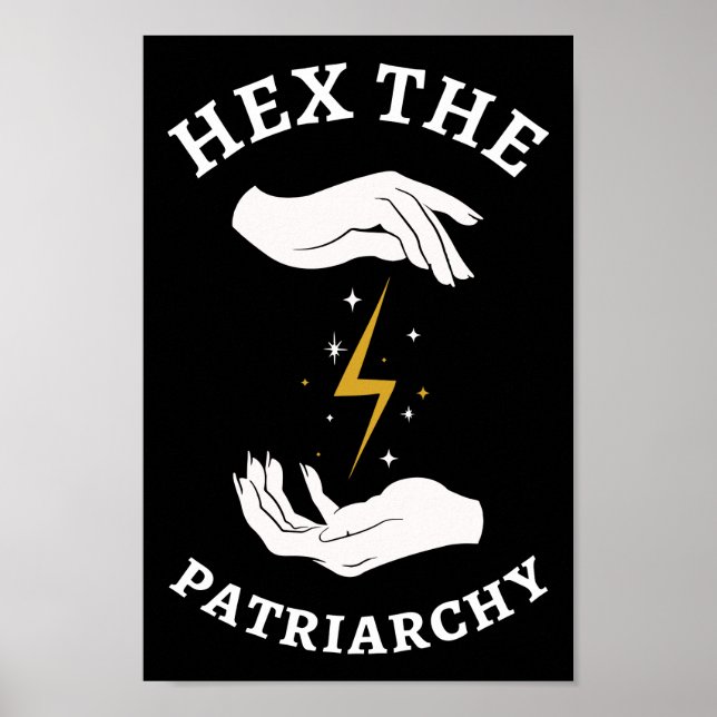 Feministiskt beck - hex patriarkin I Poster (Framsidan)