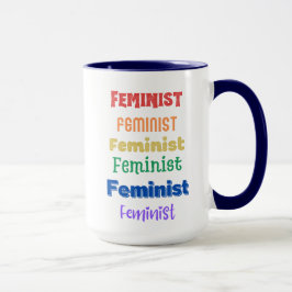 feministiskt pride mugg