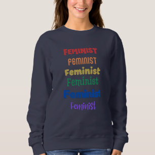 feministiskt pride regnbågsskjorta t shirt