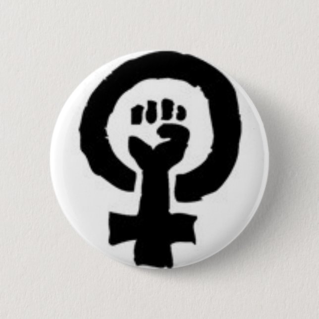 Feministiskt symbol knapp (Framsida)