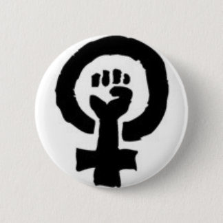 Feministiskt symbol knapp