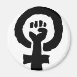 Feministiskt symbol magnet