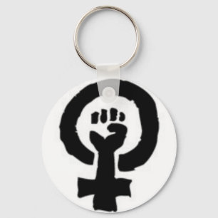 Feministiskt symbol nyckelring