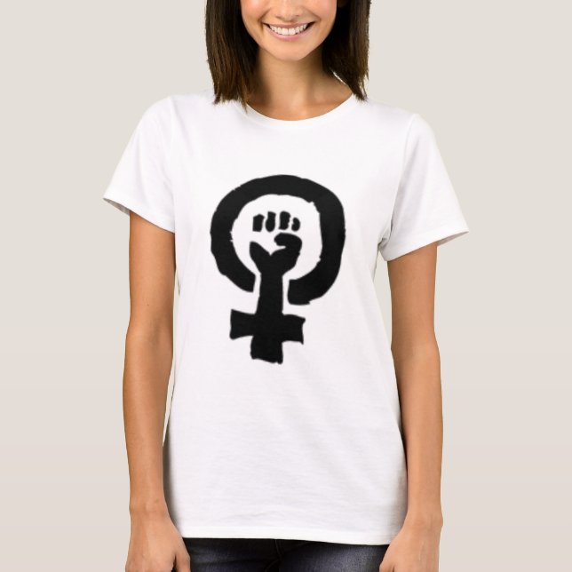 Feministiskt symbol t-shirt (Framsida)