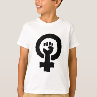 Feministiskt symbol tee shirt
