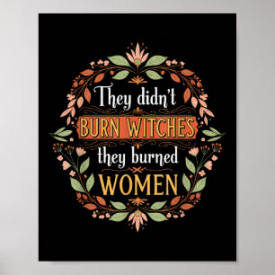 Feministiskt väsen de brände ner... poster