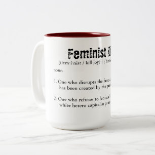 Feministmord Två-Tonad Mugg