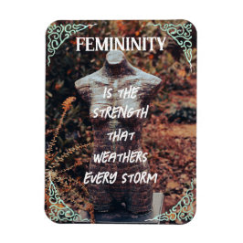 Feminitet Flexibel Photo Magnet med skog
