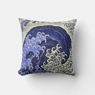 Feminvåg Hokusai Kudde
