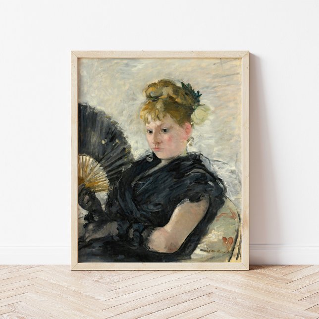 Femme À L'éventail | Berthe Morisot Poster (Skapare uppladdad)