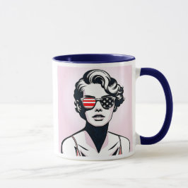 Femme au style US. Mugg