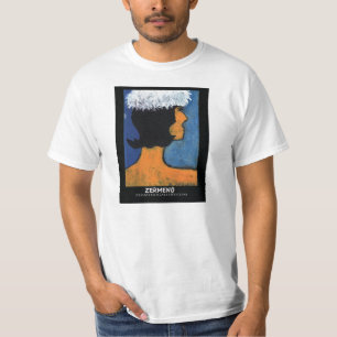 "Femme avec Charpeau Blanche" vid Zermeno T Shirt