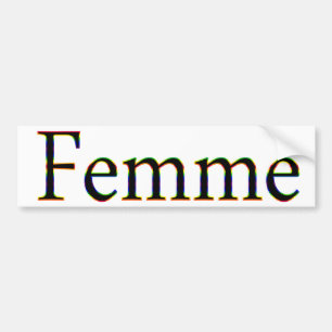 Femme bildekal