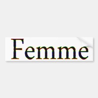 Femme bildekal