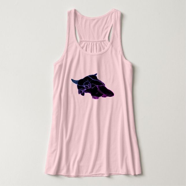 Femme Bison Tanktop Linne Med Racerback (Design framsida)