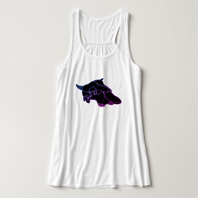 Femme Bison Tanktop Linne Med Racerback (Design framsida)