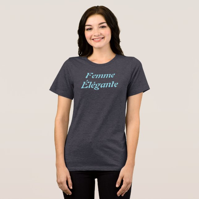 Femme Élégante T-Shirt (Framsida Full)