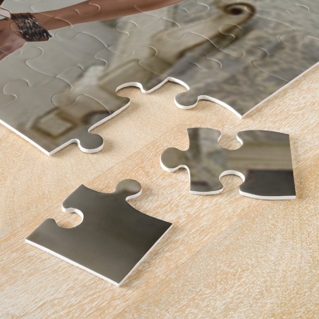 Femme Fatale Diva - Rökning och vapen 1920 Pussel (Sidan)