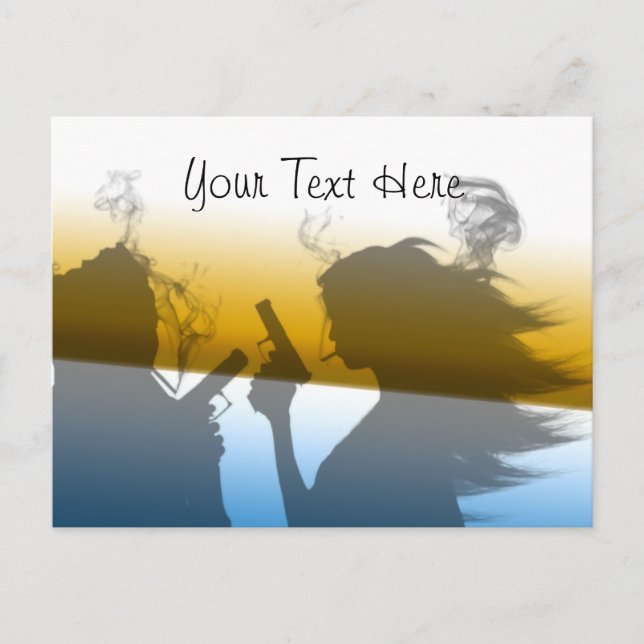 Femme Fatale - Dubbla-problemkort Vykort (Framsida)