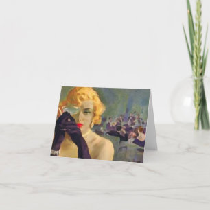 Femme Fatale ~-kort/inbjudningar Inbjudan