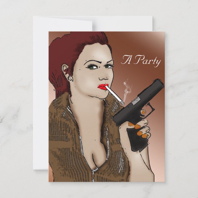 Femme Fatale - Rökning och vapen (Framsida)