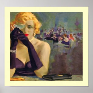 Femme Fatale ~ Skriv ut/Poster Poster