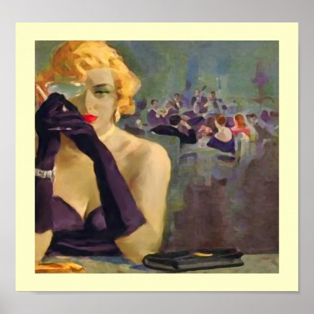 Femme Fatale ~ Skriv ut/Poster Poster (Framsidan)