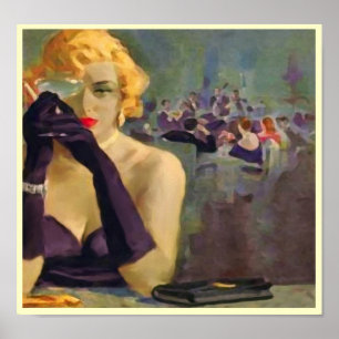 Femme Fatale ~ Skriv ut/Poster Poster