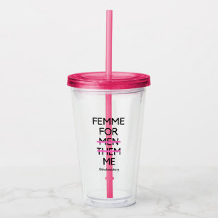 Femme for Me Tumbler Take Away Mugg