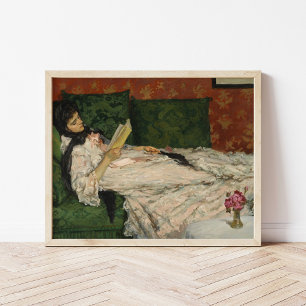 Femme Lisant Rupert Bunny Poster