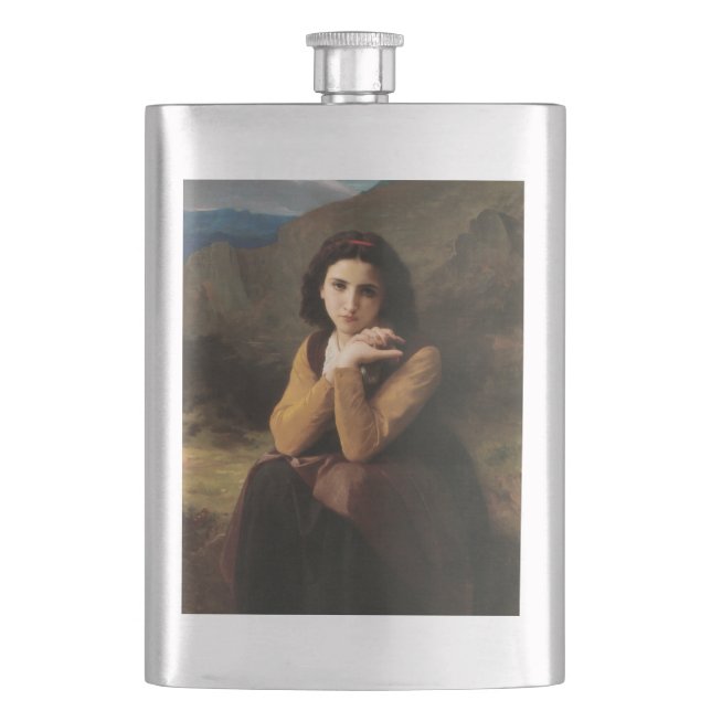 Femme Mignonne av William-Adolphe Bouguereau kalla Fickplunta (Framsidan)