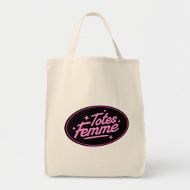 Femme Pride Tote Bag Tjejig present Söt Tygkasse