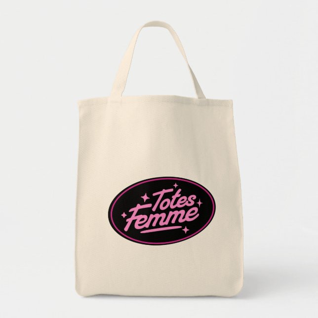 Femme Pride Tote Bag Tjejig present Söt Tygkasse (Framsidan)