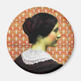 femme vintage magnet