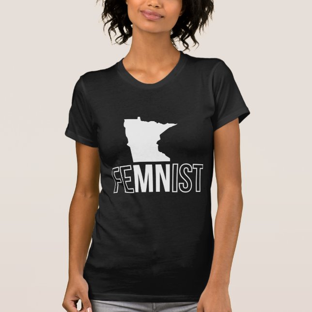 FeMNist - för mörk Tee (Framsida)